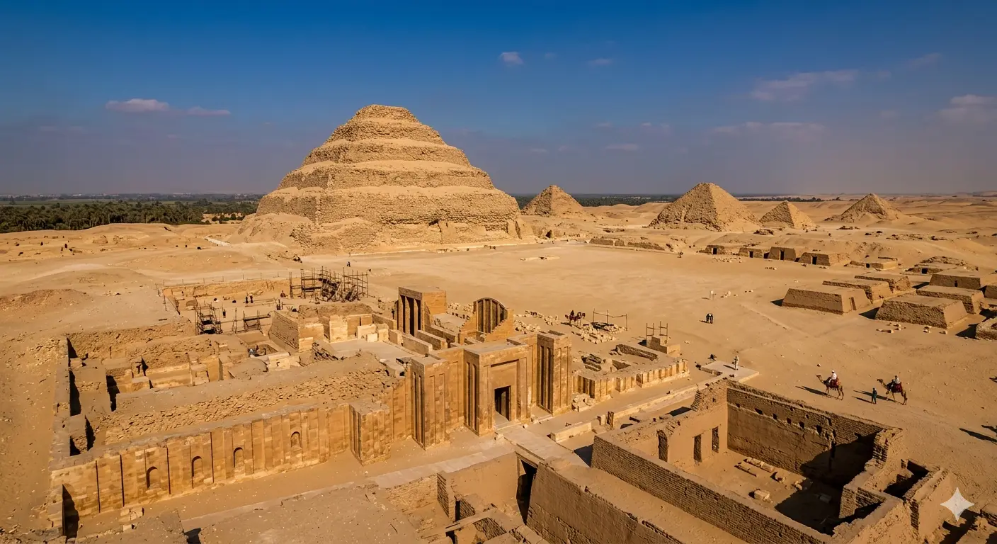Saqqara & the National Museum of Egyptian Civilization
